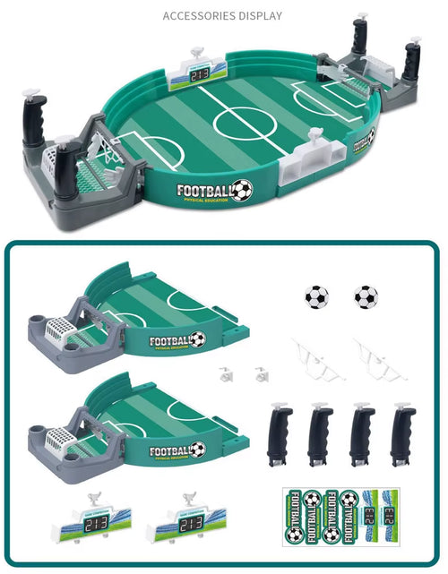 Load image into Gallery viewer, Miyou Desktop Toy Sports Games Football Table with 6 Football Desktop Interactive Soccer Games Toy for Kids Adult Christmas Gift
