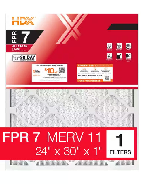 Load image into Gallery viewer, 21.25 In. X 21.25 In. X 1 In. Premium Pleated Air Filter FPR-10, MERV-13
