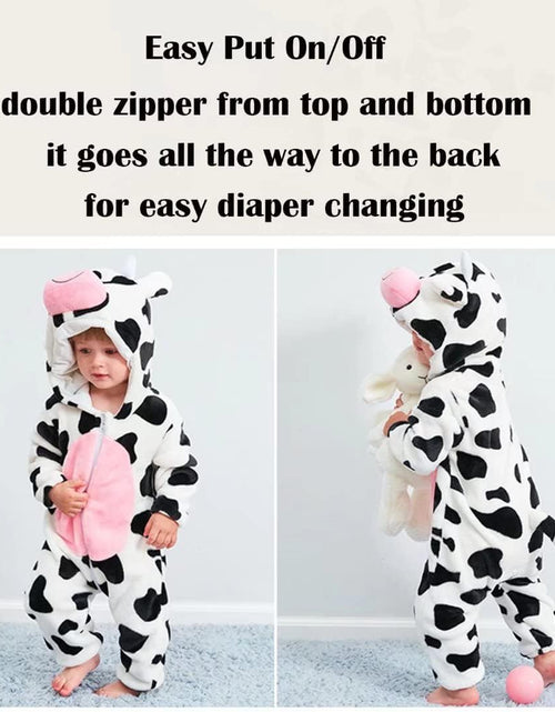 Load image into Gallery viewer, Halloween Baby Costumes Toddler Onesie Pajamas Infants Romper Boys Girls Animal Dress up Clothes 2-30 Months
