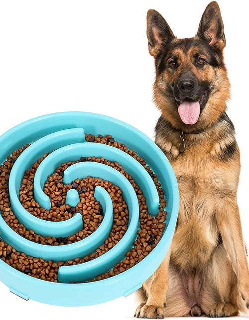 Load image into Gallery viewer, Slow Feeder Dogs Bowl for Large Dogs,Anti-Gulping Pet Slower Food Feeding Bowls Stop Bloat,Preventing Choking Healthy Design Dogs Bowl
