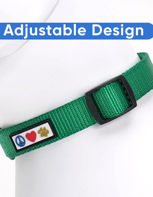 Load image into Gallery viewer, Pet Soft Adjustable Solid Color Nylon Puppy/Dog Collar Matching Leash and Harness Sold Separately
