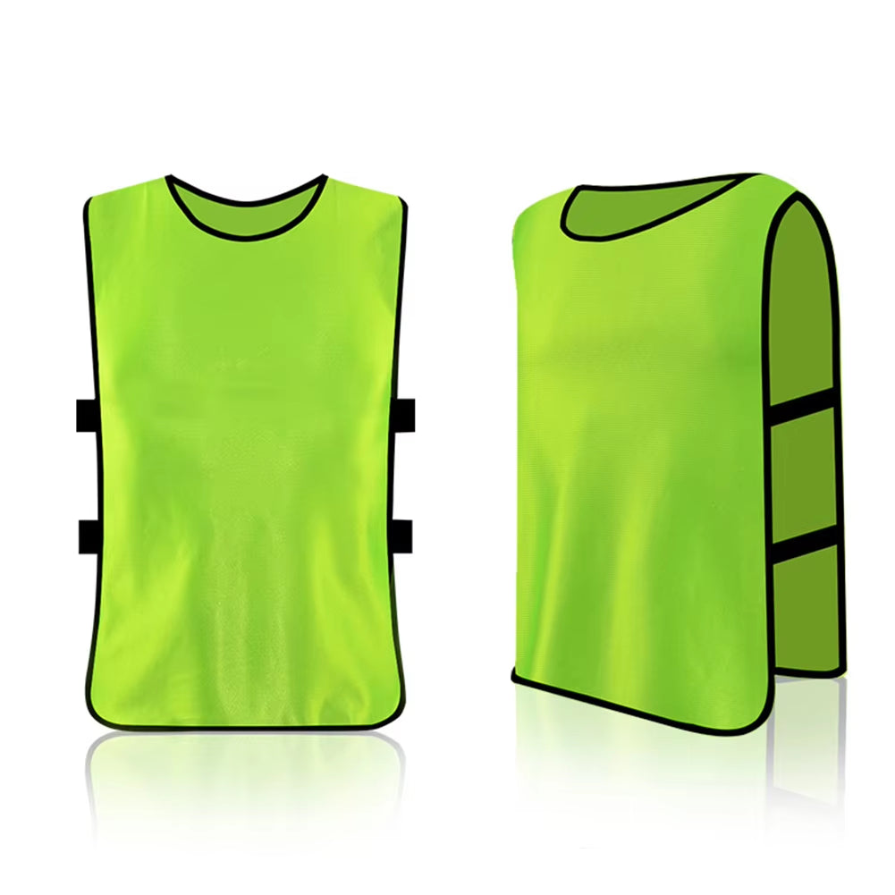 Jerseys Football Vest Polyester Soccer Training Vest FAST DRYING for Football Soccer LOOSE FITMENT Training Aids