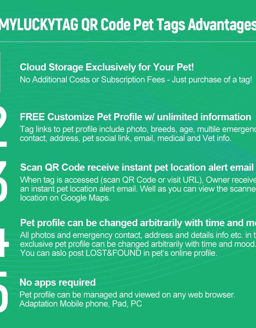 Load image into Gallery viewer, Stainless Steel QR Code Pet ID Tags Dog Tags - Pet Online Profile - Scan QR Receive Instant Pet Location Alert Email
