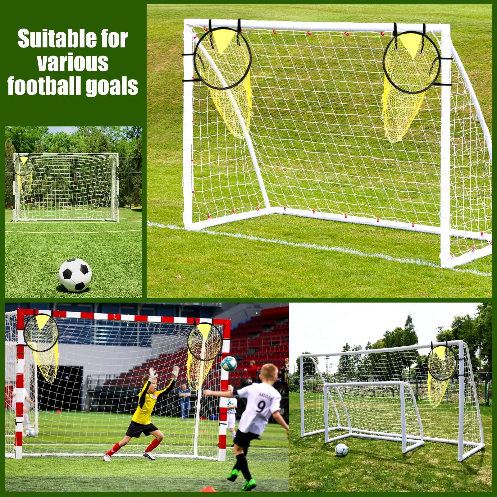 Soccer Football Target Net Foldable Football Training Net Soccer Training Equipment for Football Game Design Target Training