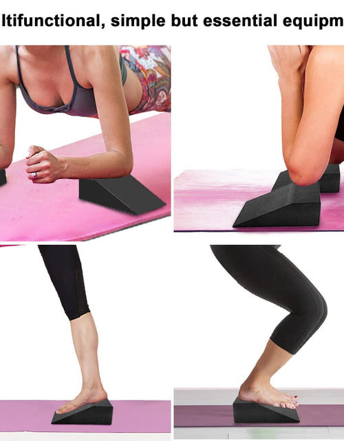 Load image into Gallery viewer, Yoga Foam Wedge Blocks (Pair) Soft Wrist Wedge, Supportive Foot Exercise Accesso
