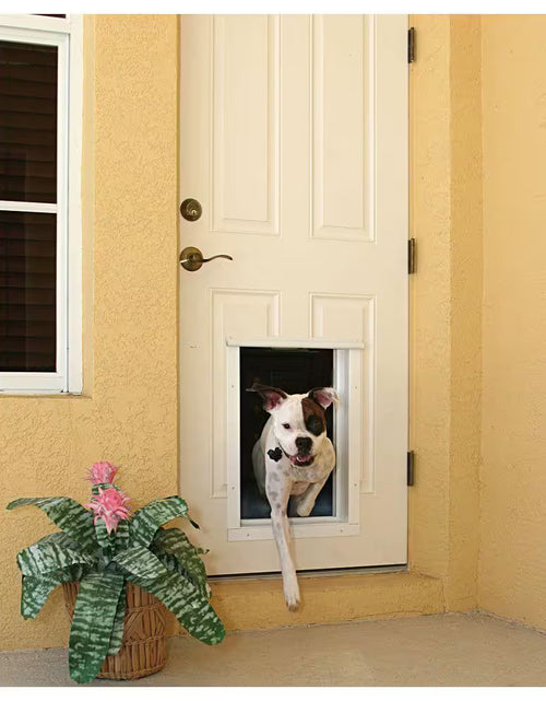 Load image into Gallery viewer, 12.75 In. X 20 In. Large Bronze Wall Mount Electronic Dog Door
