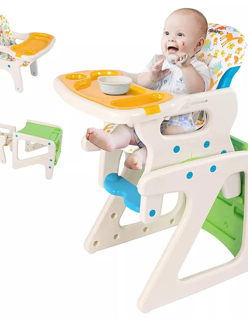 Load image into Gallery viewer, SEJOY High Chairs for Babies Toddlers 3-In-1 Baby High Chair Adjustable Backrest Infant Baby Feeding Chair for Eating
