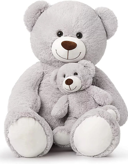 Load image into Gallery viewer, 39&quot; Giant Teddy Bear Mommy and Baby Soft Plush Bear Stuffed Animal
