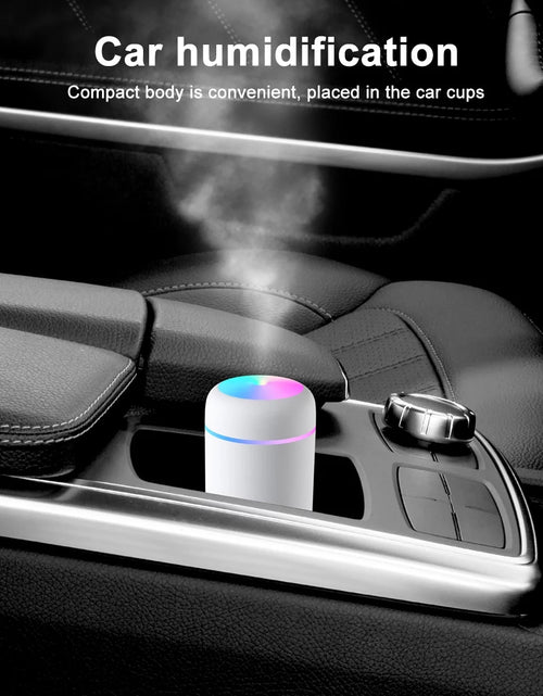 Load image into Gallery viewer, Portable Mini Humidifier,300Ml Small Cool Mist Humidifier,Quiet Humidifier for Car-Black
