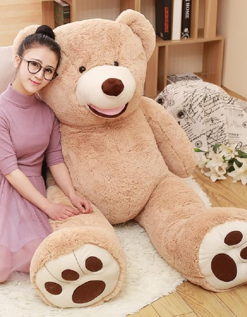 Load image into Gallery viewer, Big Plush Giant Teddy Bear Premium Soft Stuffed Animals Light Brown,51 Inches
