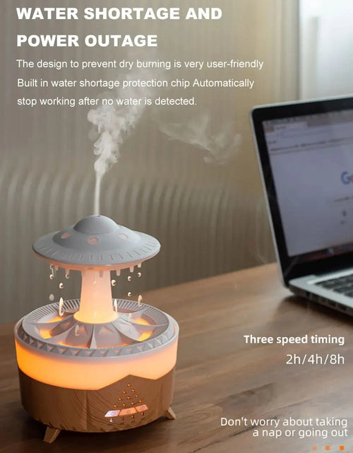 Load image into Gallery viewer, Ufo Air Humidifier Ultrasonic Aromatherapy Diffusers Mist Maker Fragrance Essential Oil Aroma Difusor Remote Control
