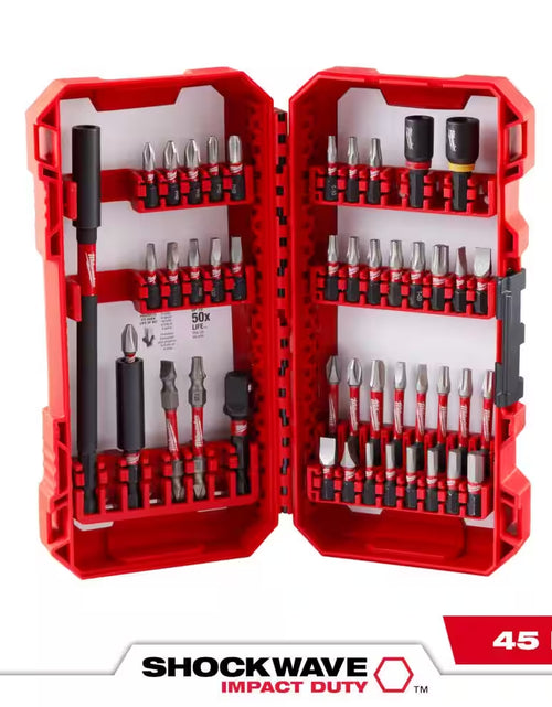 Load image into Gallery viewer, SHOCKWAVE Impact Duty Alloy Steel Screw Driver Bit Set (45-Piece)
