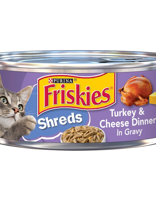 Load image into Gallery viewer, Purina Shreds Turkey and Cheese Dinner in Gravy High Protein Wet Cat Food - (...
