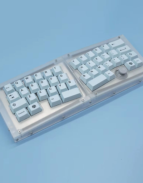 Load image into Gallery viewer, Libra Mini 40% Acrylic Keyboard Kit Ergonomics Keyboard Case Alice Customized Keyboard Case
