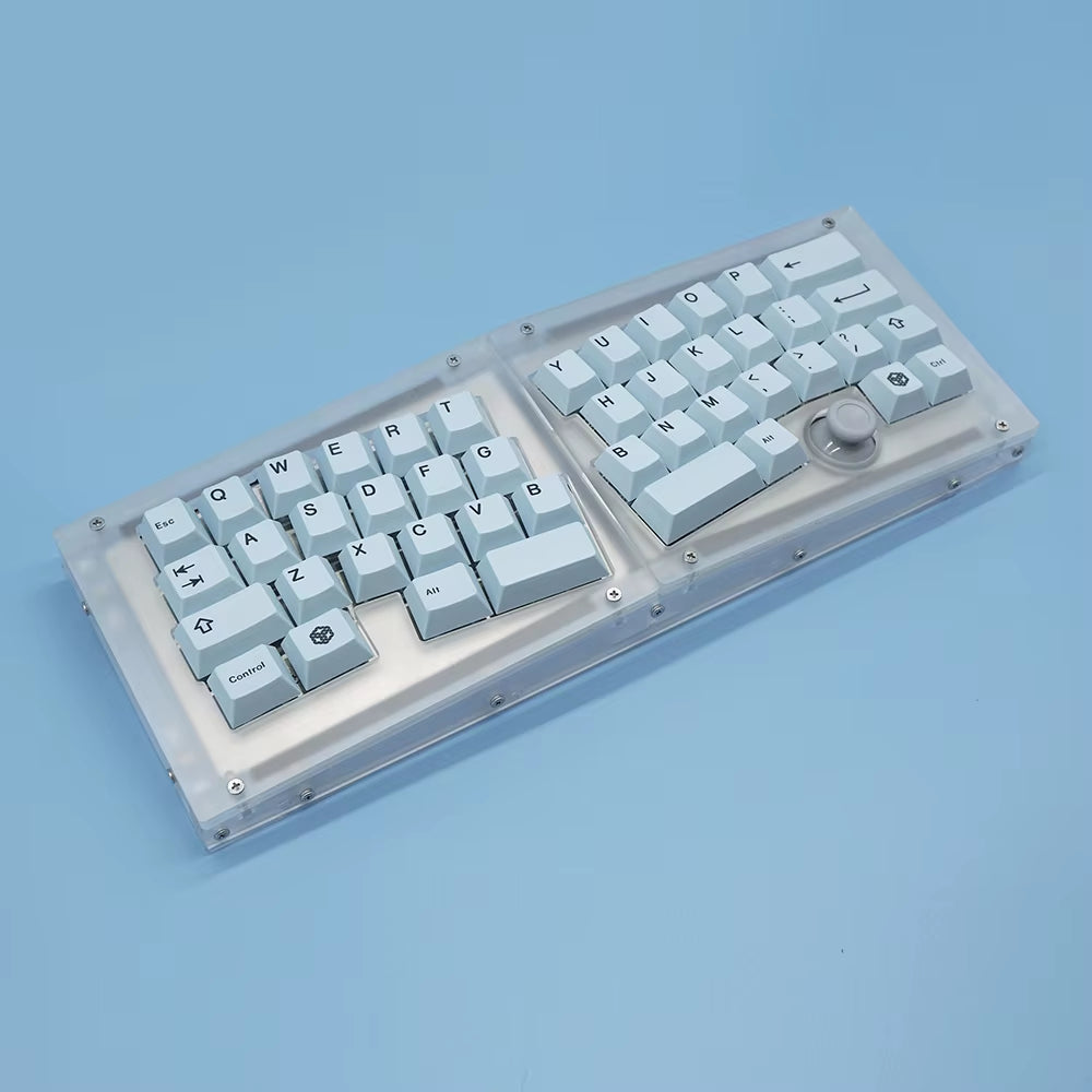 Libra Mini 40% Acrylic Keyboard Kit Ergonomics Keyboard Case Alice Customized Keyboard Case