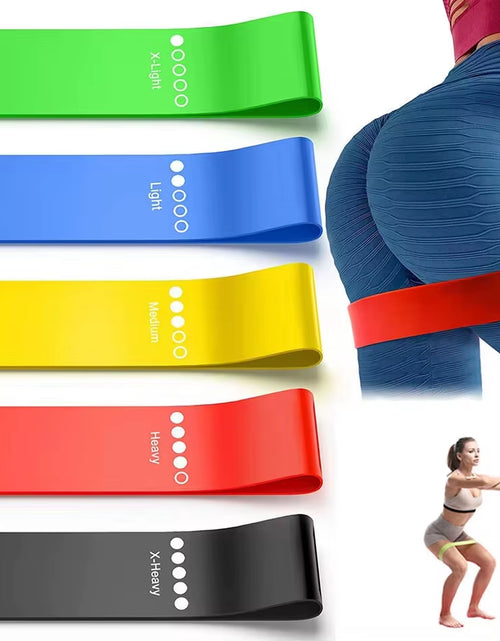 Load image into Gallery viewer, Fitness Elastic Resistance Bands Home Training Yoga Sport Resistance Bands Stretching Pilates Workout Gym Equipment Stretching
