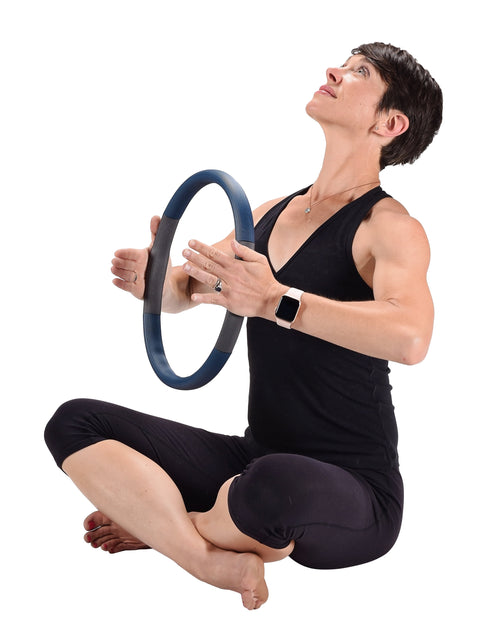 Load image into Gallery viewer, Pilates Magic Circle, 12&quot; Diameter, 0.75 Lbs, Blue
