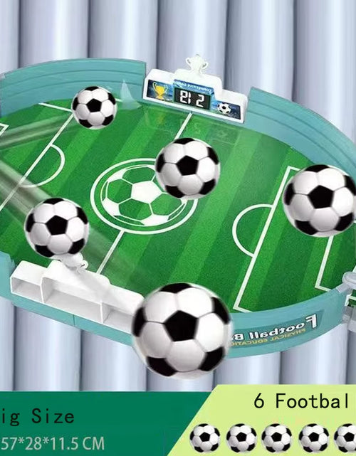 Load image into Gallery viewer, Miyou Desktop Toy Sports Games Football Table with 6 Football Desktop Interactive Soccer Games Toy for Kids Adult Christmas Gift
