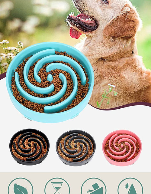 Load image into Gallery viewer, Slow Feeder Dogs Bowl for Large Dogs,Anti-Gulping Pet Slower Food Feeding Bowls Stop Bloat,Preventing Choking Healthy Design Dogs Bowl
